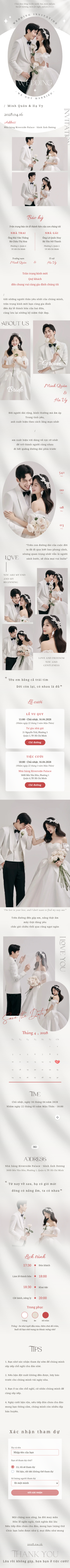 Toàn bộ Thiệp cưới Tuyết Trắng