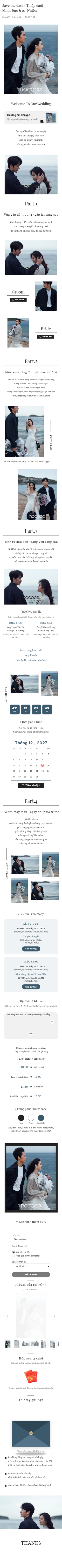 Toàn bộ Thiệp cưới Sơ Ngộ