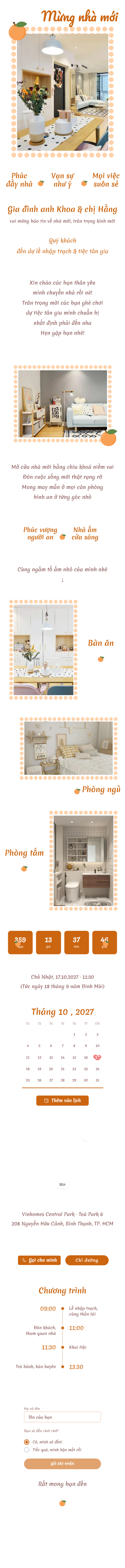 Thiệp tân gia Hỷ Nhập Nhà Mới