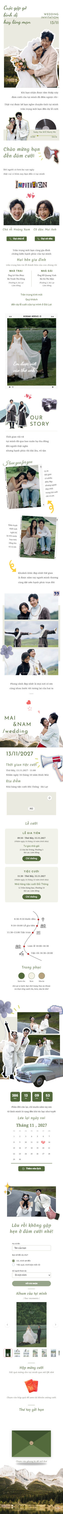Toàn bộ Thiệp cưới Hạnh Ngộ