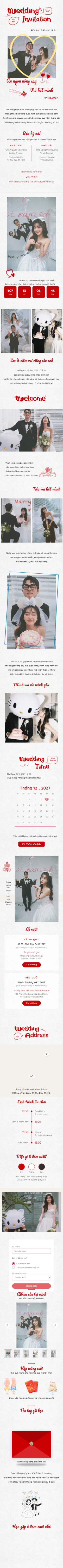 Toàn bộ Thiệp cưới Rung Động