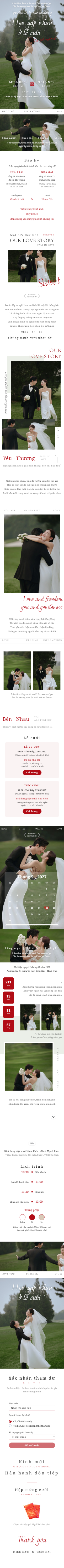 Toàn bộ Thiệp cưới Như Ý Nguyện